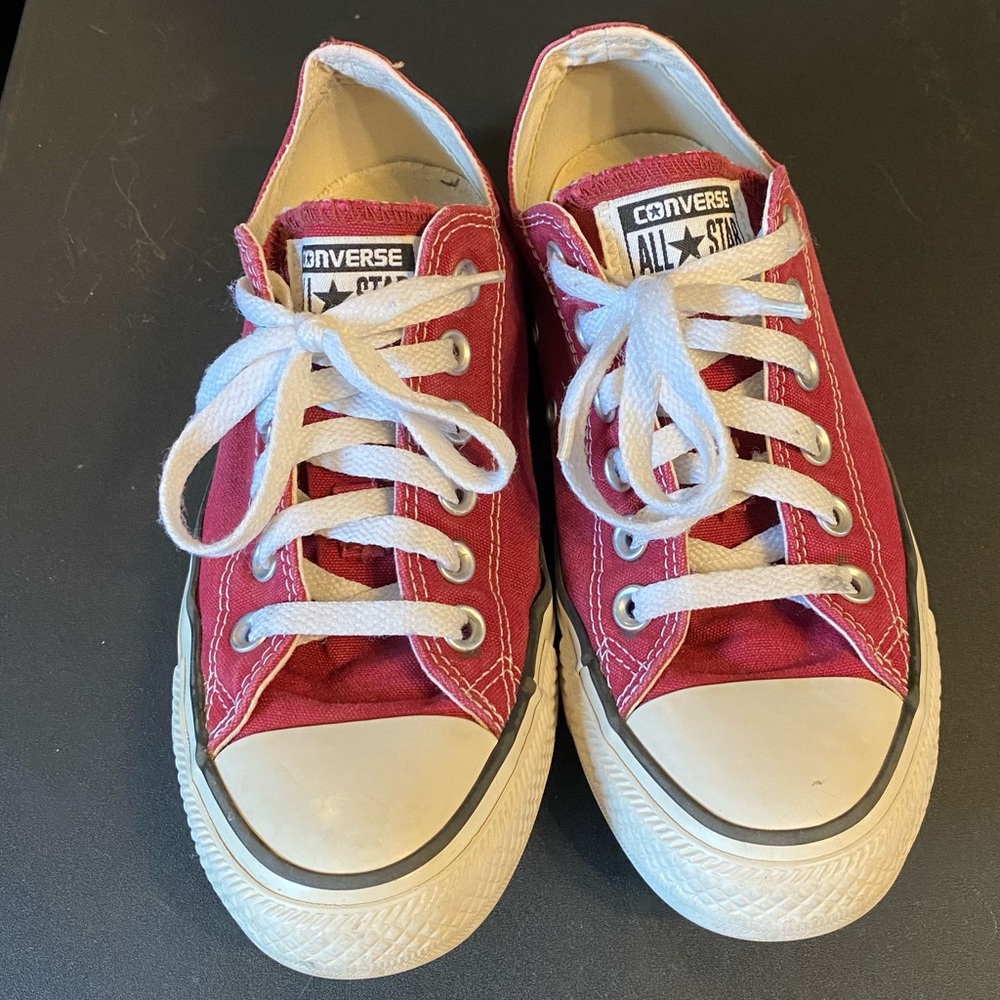 Maroon Converse